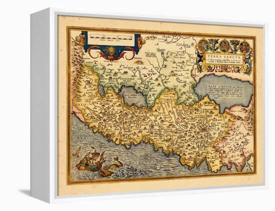 1598, Israel, Jordania, Palestinian Territories-null-Framed Premier Image Canvas