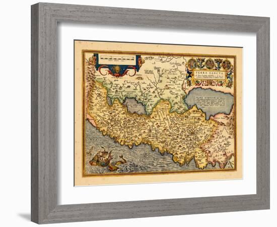 1598, Israel, Jordania, Palestinian Territories-null-Framed Giclee Print