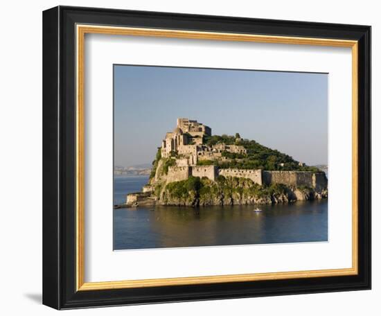 15th Century Castello Aragonese d'Ischia, Ischia Ponte, Ischia, Bay of Naples, Campania, Italy-Walter Bibikow-Framed Photographic Print