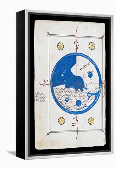 15Th Century Egyptian Map of the World-null-Framed Premier Image Canvas