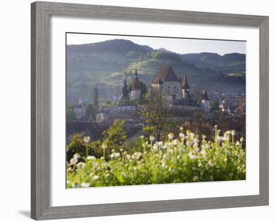 15th Century Fortified Church, Biertan, Nr. Sighisoara, Transylvania, Romania-Peter Adams-Framed Photographic Print