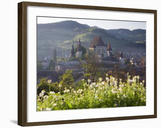 15th Century Fortified Church, Biertan, Nr. Sighisoara, Transylvania, Romania-Peter Adams-Framed Photographic Print