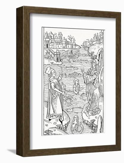 15th Century German Woodcut Print-CCI Archives-Framed Photographic Print