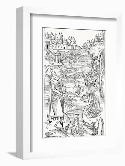15th Century German Woodcut Print-CCI Archives-Framed Photographic Print
