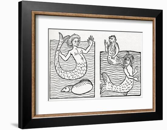 15th Century German Woodcut Print-CCI Archives-Framed Photographic Print