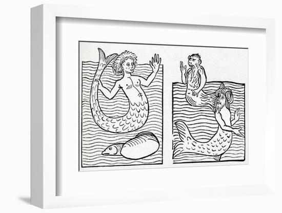 15th Century German Woodcut Print-CCI Archives-Framed Photographic Print