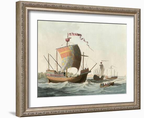 15th Century Ships-Charles Hamilton Smith-Framed Art Print