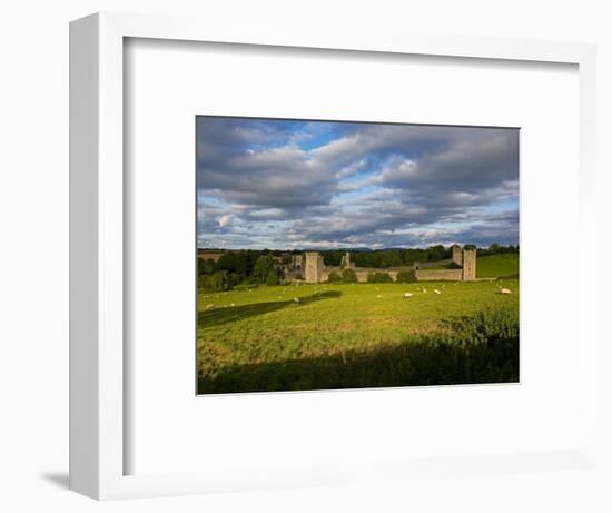 15th Century Walls around Augustinian Monestary, Kells, County Kilkenny, Ireland-null-Framed Photographic Print