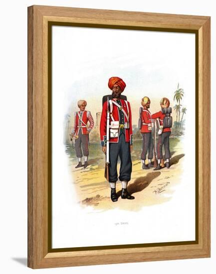 15th Sikhs, C1890-H Bunnett-Framed Premier Image Canvas