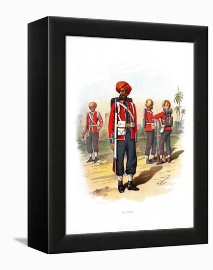 15th Sikhs, C1890-H Bunnett-Framed Premier Image Canvas
