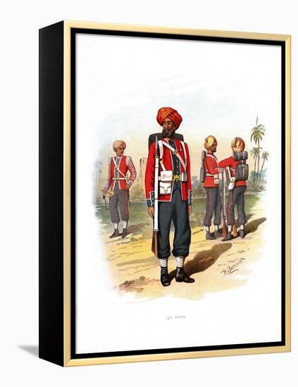 15th Sikhs, C1890-H Bunnett-Framed Premier Image Canvas