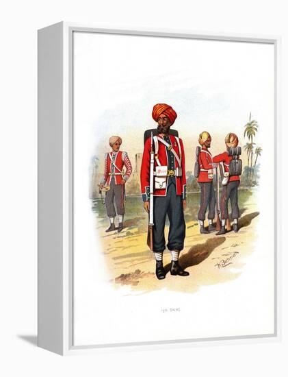 15th Sikhs, C1890-H Bunnett-Framed Premier Image Canvas