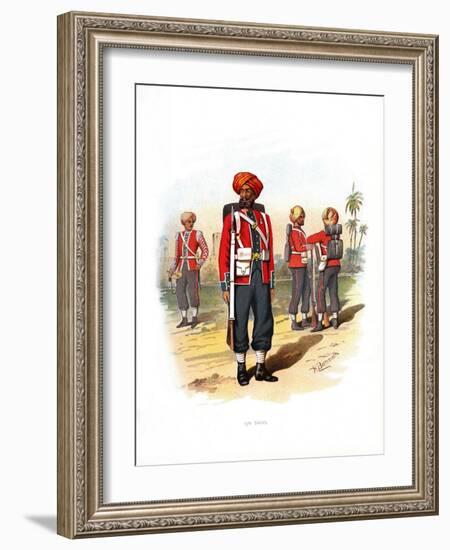 15th Sikhs, C1890-H Bunnett-Framed Giclee Print