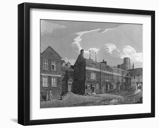 16-17th C. London Street-null-Framed Art Print