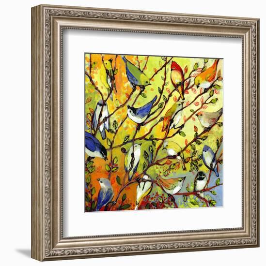 16 Birds-Jennifer Lommers-Framed Art Print