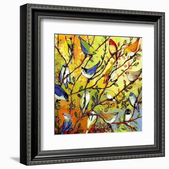 16 Birds-Jennifer Lommers-Framed Art Print