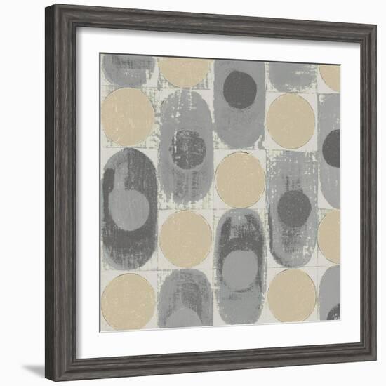16 Blocks Square XVI Archroma-Kathrine Lovell-Framed Art Print