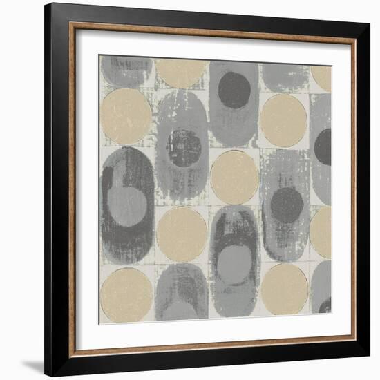 16 Blocks Square XVI Archroma-Kathrine Lovell-Framed Art Print