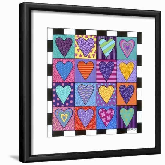 16 Heart-Carla Bank-Framed Giclee Print