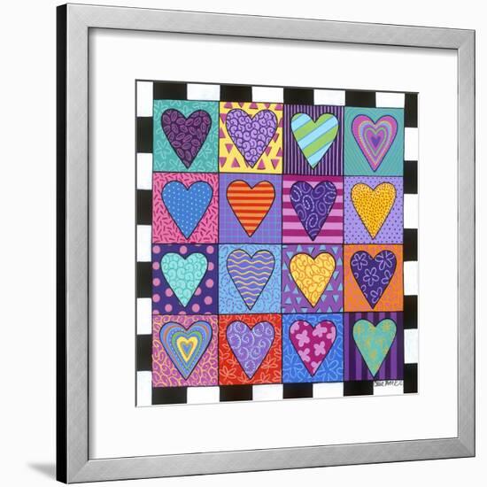 16 Heart-Carla Bank-Framed Giclee Print