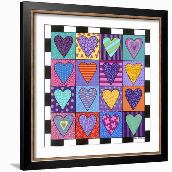 16 Heart-Carla Bank-Framed Giclee Print