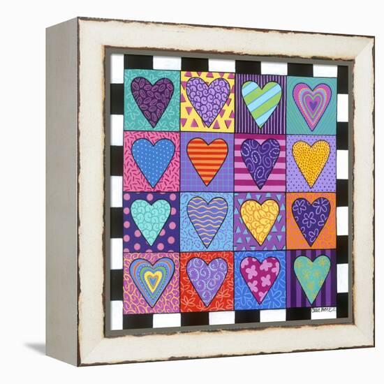 16 Heart-Carla Bank-Framed Premier Image Canvas