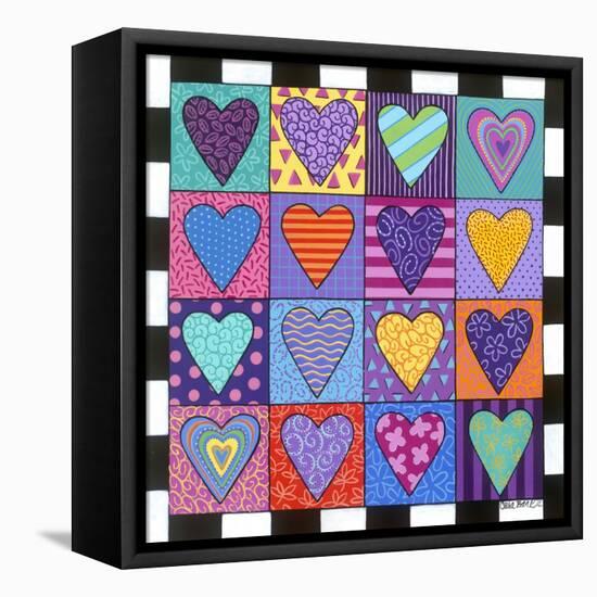 16 Heart-Carla Bank-Framed Premier Image Canvas