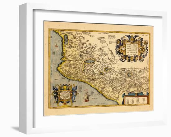 1601, Mexico-null-Framed Giclee Print