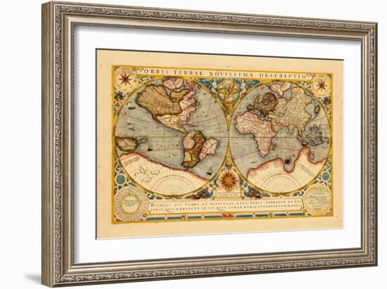 1602, World-null-Framed Giclee Print