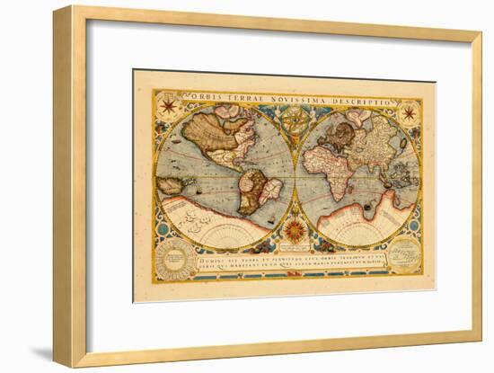 1602, World-null-Framed Giclee Print