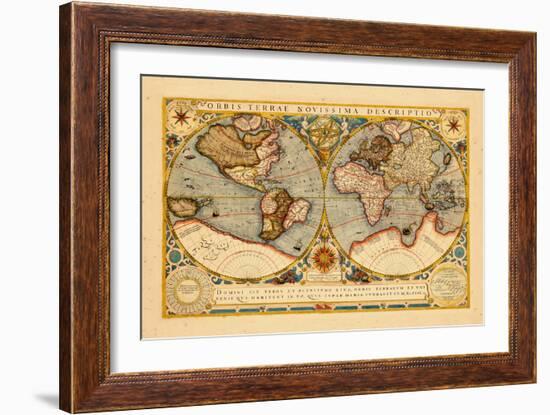 1602, World-null-Framed Giclee Print