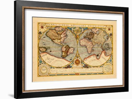 1602, World-null-Framed Giclee Print