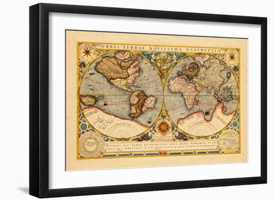 1602, World-null-Framed Giclee Print