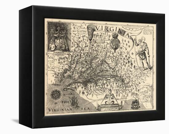 1606, Virginia and Jamestown Described by Captain John Smith, Virginia-null-Framed Premier Image Canvas