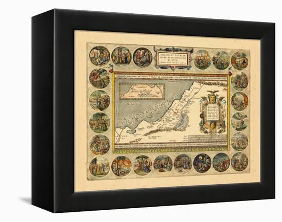 1608-12, Israel, Jordania, Palestinian Territories-null-Framed Premier Image Canvas