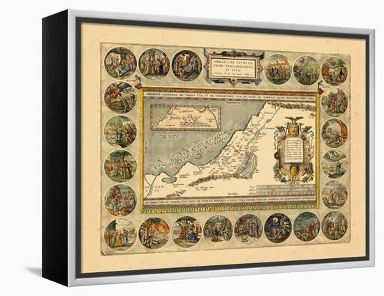 1608-12, Israel, Jordania, Palestinian Territories-null-Framed Premier Image Canvas