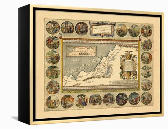 1608-12, Israel, Jordania, Palestinian Territories-null-Framed Premier Image Canvas