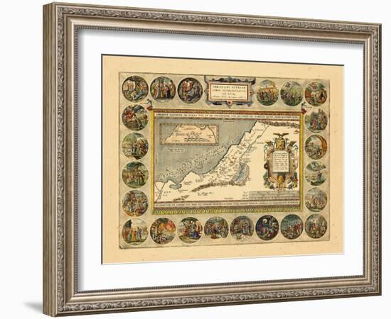 1608-12, Israel, Jordania, Palestinian Territories-null-Framed Giclee Print