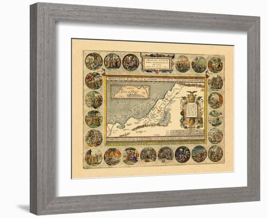 1608-12, Israel, Jordania, Palestinian Territories-null-Framed Giclee Print