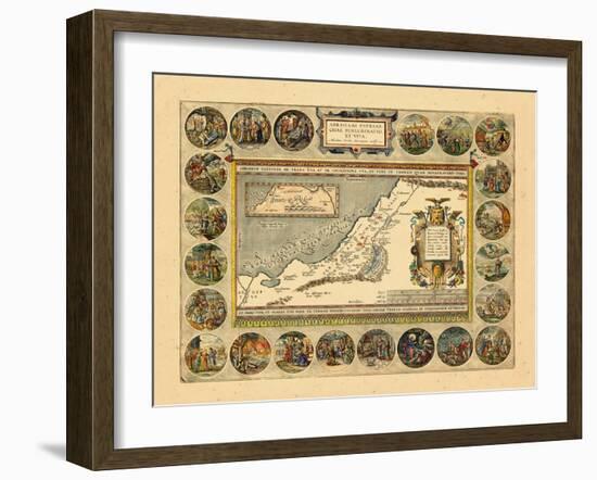 1608-12, Israel, Jordania, Palestinian Territories-null-Framed Giclee Print