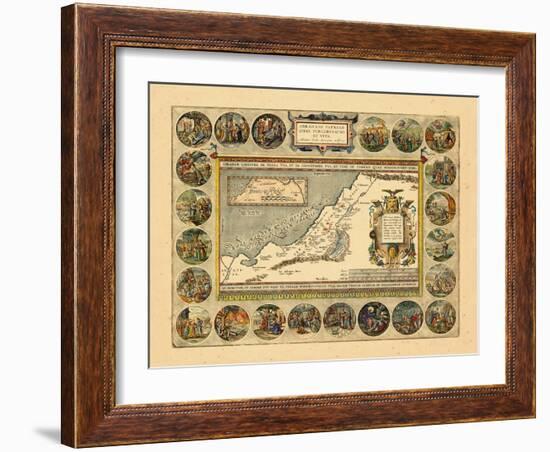 1608-12, Israel, Jordania, Palestinian Territories-null-Framed Giclee Print