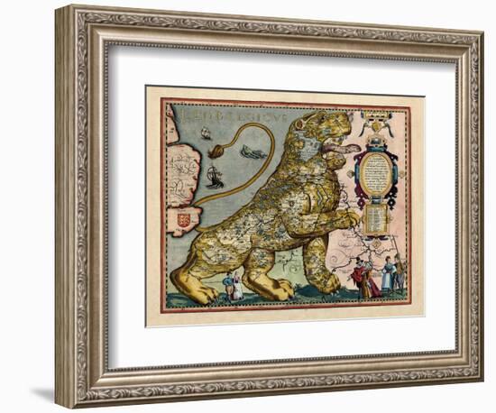 1617, Europe, Leo Belgicus-null-Framed Giclee Print