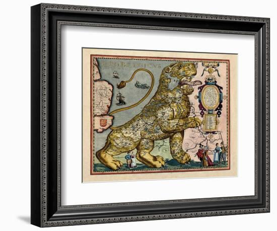 1617, Europe, Leo Belgicus-null-Framed Giclee Print