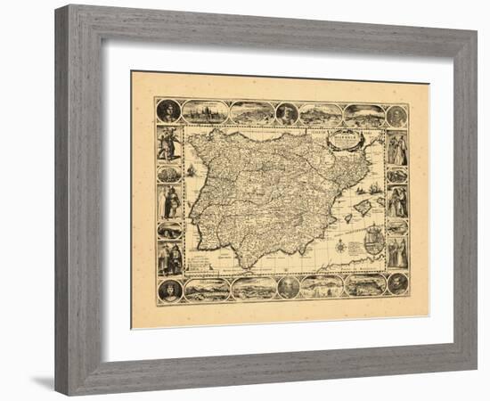 1617, Portugal, Spain-null-Framed Giclee Print