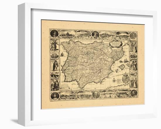 1617, Portugal, Spain-null-Framed Giclee Print