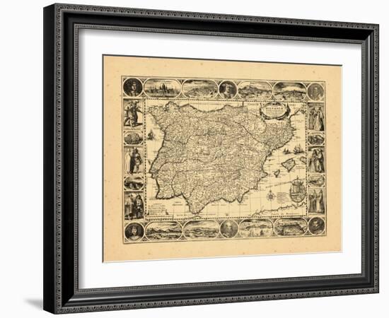 1617, Portugal, Spain-null-Framed Giclee Print