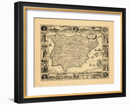 1617, Portugal, Spain-null-Framed Giclee Print