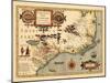 1619, South Carolina, North Carolina, Florida, Georgia, Virginia-null-Mounted Giclee Print