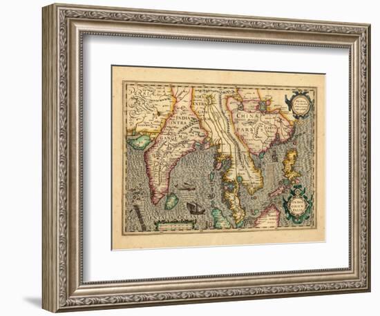 1619, Vietnam, Thailand, Sri Lanka, Myanmar, Malaysia, Laos, India, China, Cambodia, Bangladesh-null-Framed Giclee Print