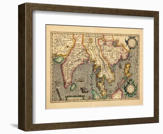 1619, Vietnam, Thailand, Sri Lanka, Myanmar, Malaysia, Laos, India, China, Cambodia, Bangladesh-null-Framed Giclee Print